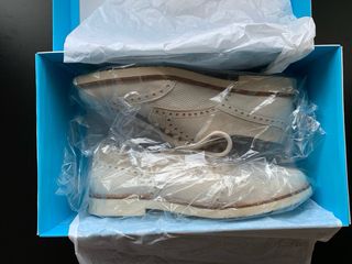 Zapatos de comunión niño talla 36 beige – piel – M