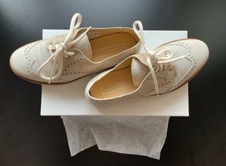 Zapatos de comunión niño talla 36 beige – piel – M