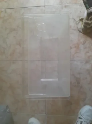 Cajón organizador transparente