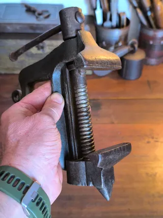 Antiguo tornillo de banco S.XIX