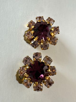 Clip vintage cristalli Austria anni '30