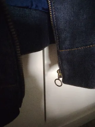 Chaqueta vaquera Zara azul oscuro