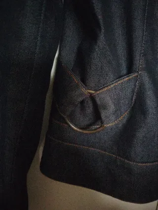 Chaqueta vaquera Zara azul oscuro