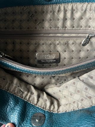 Bolso piel verde botella FURLA
