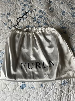 Bolso piel verde botella FURLA