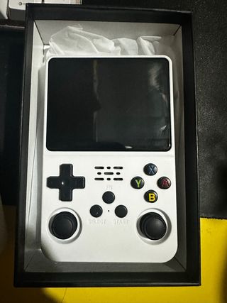 Console Retro R36 restaurata bianca