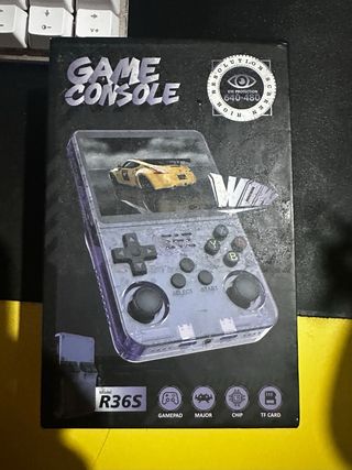 Console Retro R36 restaurata bianca