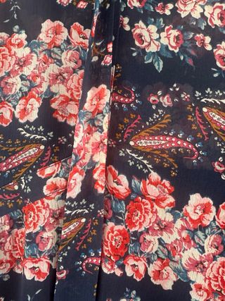 Vestido estampado floral azul