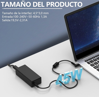 Caricabatterie portatile HP 45W per Stream, Pavilion, Spectre