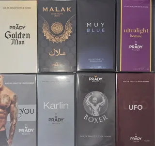 Set 8 colonias Hombre virales Prady