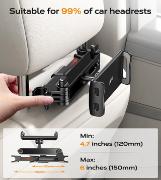 Soporte de tablet para reposacabezas de coche