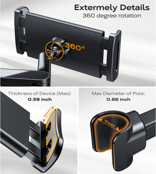 Soporte de tablet para reposacabezas de coche