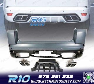 PARAGOLPES TRASERO RANGE ROVER SPORT L494 18- LOOK SVR + COL