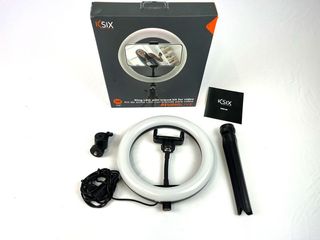 Aro de luz KSIX Studio Live con trípode plegable