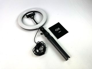 Aro de luz KSIX Studio Live con trípode plegable