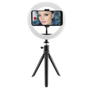 Aro de luz KSIX Studio Live con trípode plegable