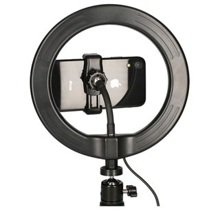 Aro de luz KSIX Studio Live con trípode plegable