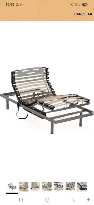 Somier articulado 90x190 muy poco uso