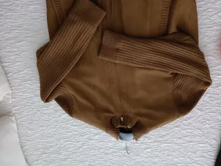 Cazadora antelina caballero beige