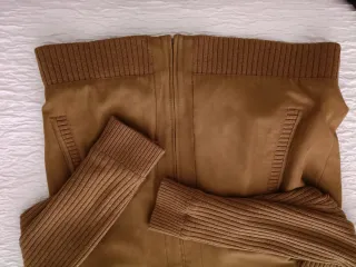 Cazadora antelina caballero beige