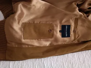 Cazadora antelina caballero beige