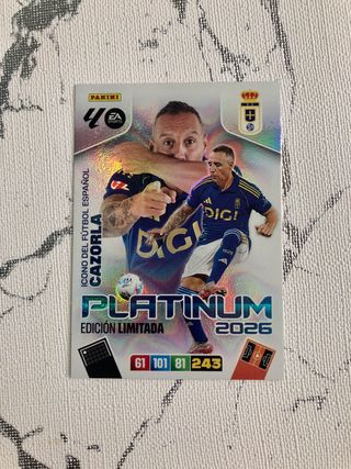 Panini Real Oviedo Megacracks Adrenalyn XL Cazorla