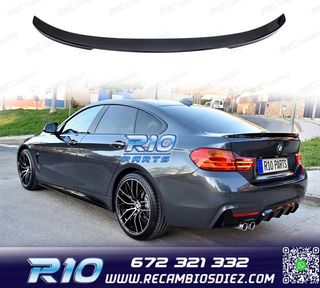 ALERON BMW F36 LOOK M NEGRO BRILLO