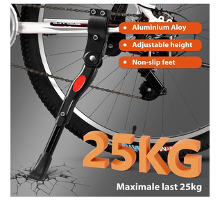 Caballete lateral ajustable para bicicleta Vinabo