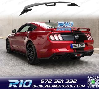 ALERON SPOILER FORD MUSTANG 15-23 LOOK GT NEGRO