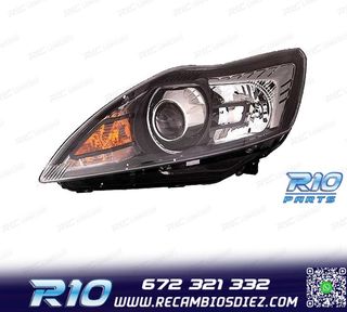 FARO IZQ XENON FORD FOCUS III 08-10 FONDO NEGRO