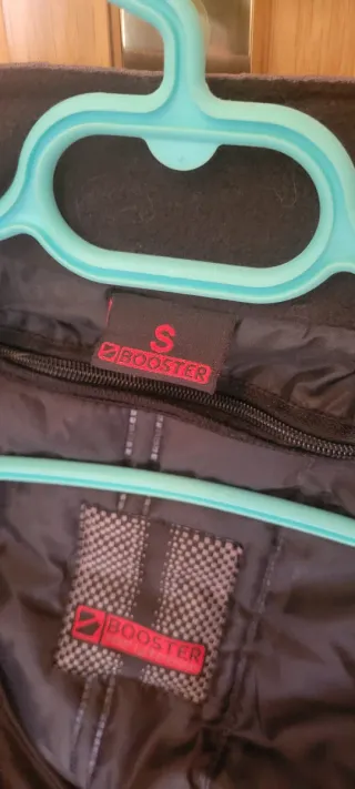 Chaqueta moto infantil gris y rosa