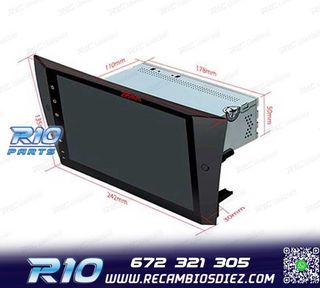 RADIO GPS ANDROID 14 BMW E90 E91 E92 E93 PANTALLA 9" TACTIL