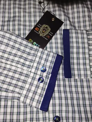 Camisa de cuadros hombre nueva