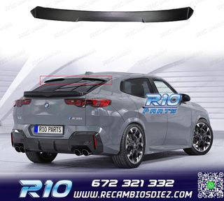 SPOILER ALERON DE TECHO BMW X2 U10 24- LOOK M NEGRO BRILLO