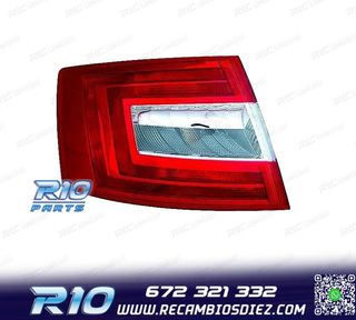 PILOTO IZQ SKODA OCTAVIA 4P 13-17 BLANCO ROJO