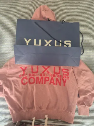 Sudadera rosa YUXUS talla S