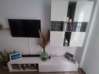 Mueble bajo TV y módulo pared