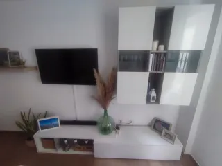 Mueble bajo TV y módulo pared