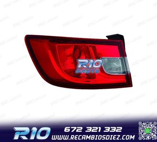 PILOTO IZQ PARA RENAULT CLIO IV 12-16 BLANCO ROJO