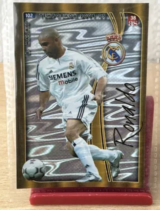 Carta Ronaldo Real Madrid 2004-05 Firmada