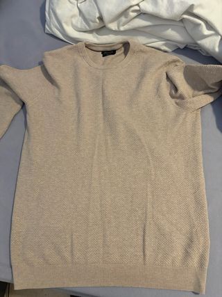 Jersey Massimo Dutti Crema Talla L