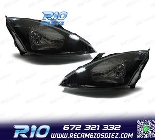 FAROS FORD FOCUS 98-01 FONDO NEGRO