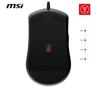 Ratón Gaming MSI Forge GM100 6400 DPI RGB