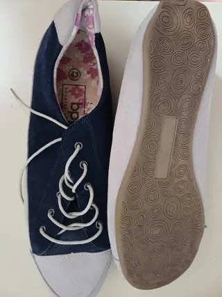 Scarpe Bonprix donna taglia 43 blu/beige