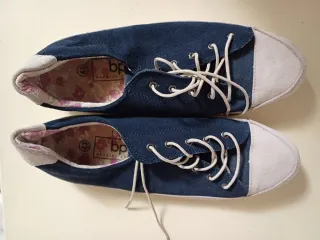 Scarpe Bonprix donna taglia 43 blu/beige