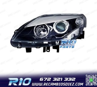 FARO IZQ PARA RENAULT LAGUNA III 11- FONDO NEGRO