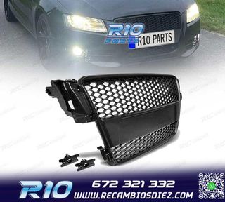 PARRILLA AUDI A5 07-11 NEGRA LOOK RS