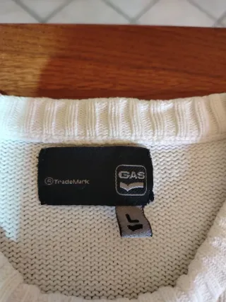 Maglia smanicata bianca