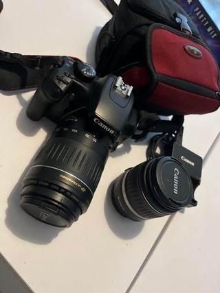 Canon EOS 1000D + Lentes + Funda
