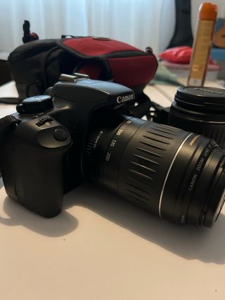 Canon EOS 1000D + Lentes + Funda